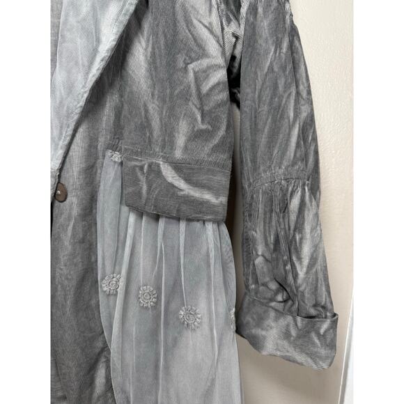 Victorian Trading Company Smoked Lace Fine Corduroy Jacket size 1x/2x - Picture 12 of 12